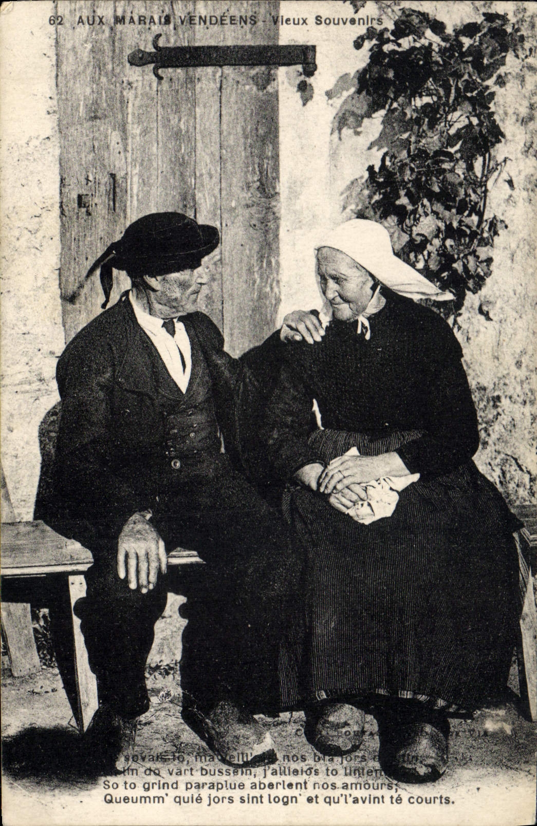 CPA Aux Marais Vendeens Vieux Souvenirs Folklore