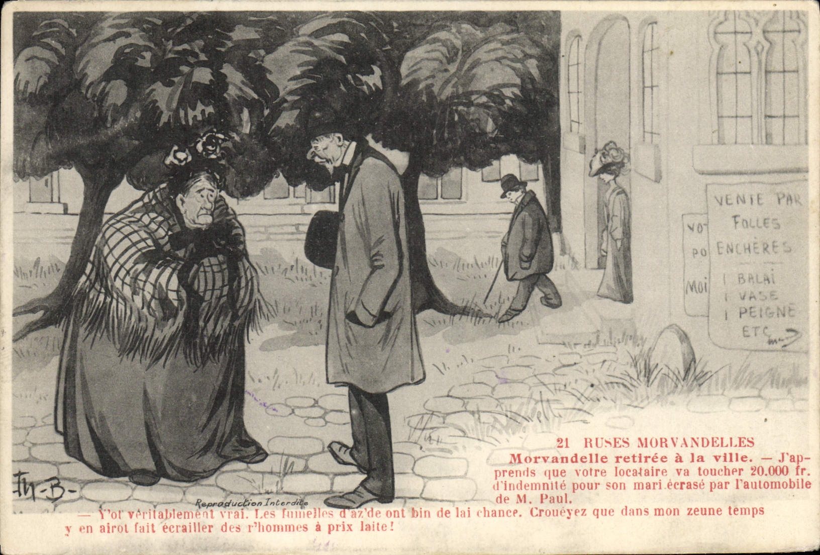 CPA Ruses Morvandelles Morvandelle retiree a la ville Folklore 