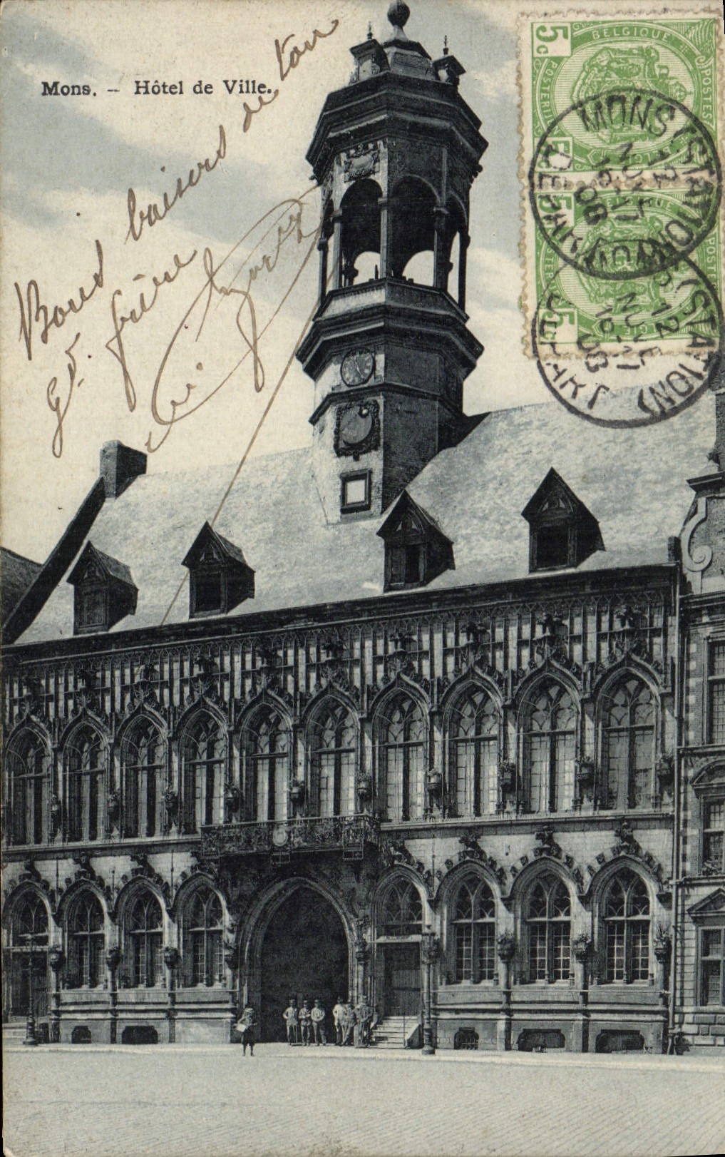 CPA Mons Hotel de ville 