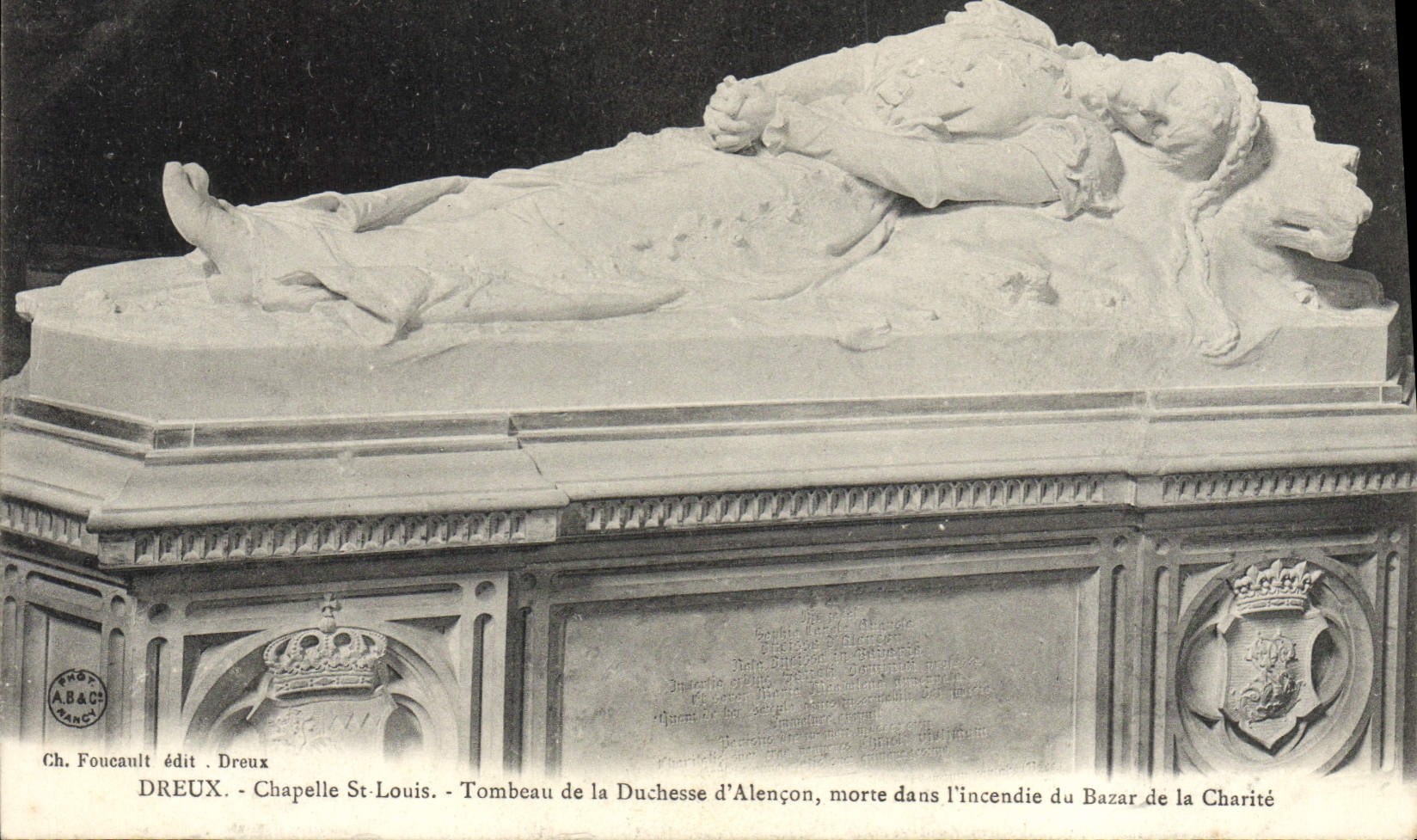 CPA Dreux Chapelle St Louis Tombeau De La Duchesse d'Alencon