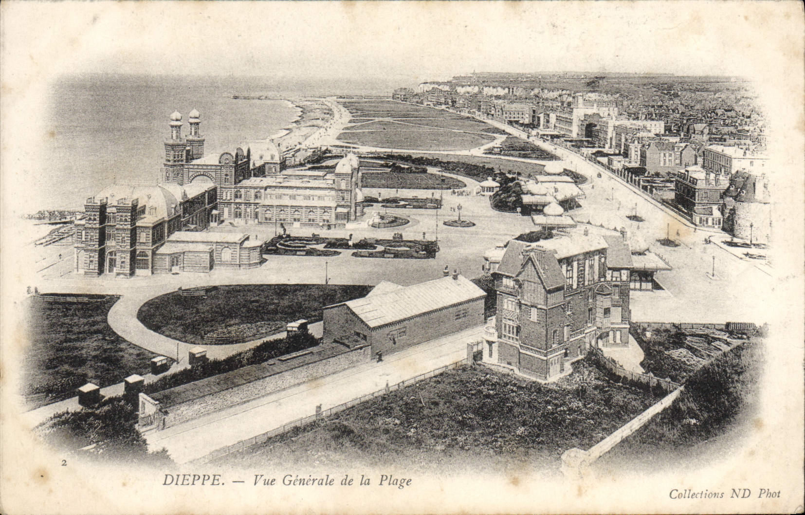 CPA Dieppe Vue Generale De La Plage