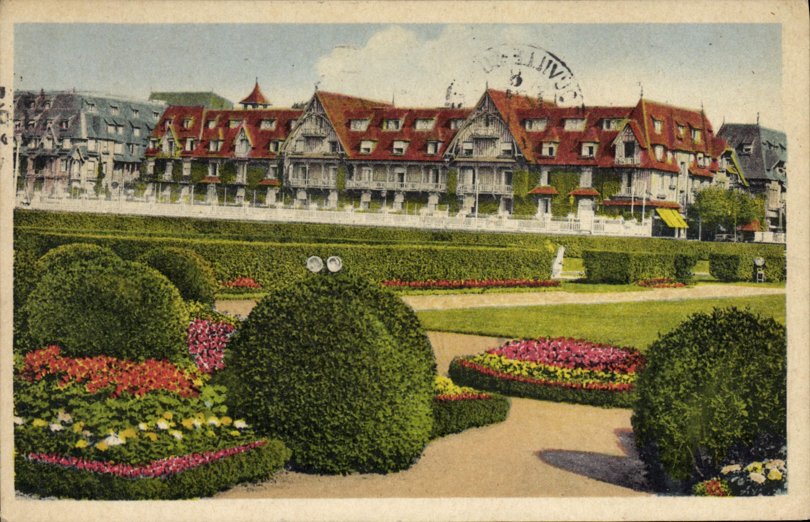 CPA Deauville La Plage Fleurie Hotel Normandy