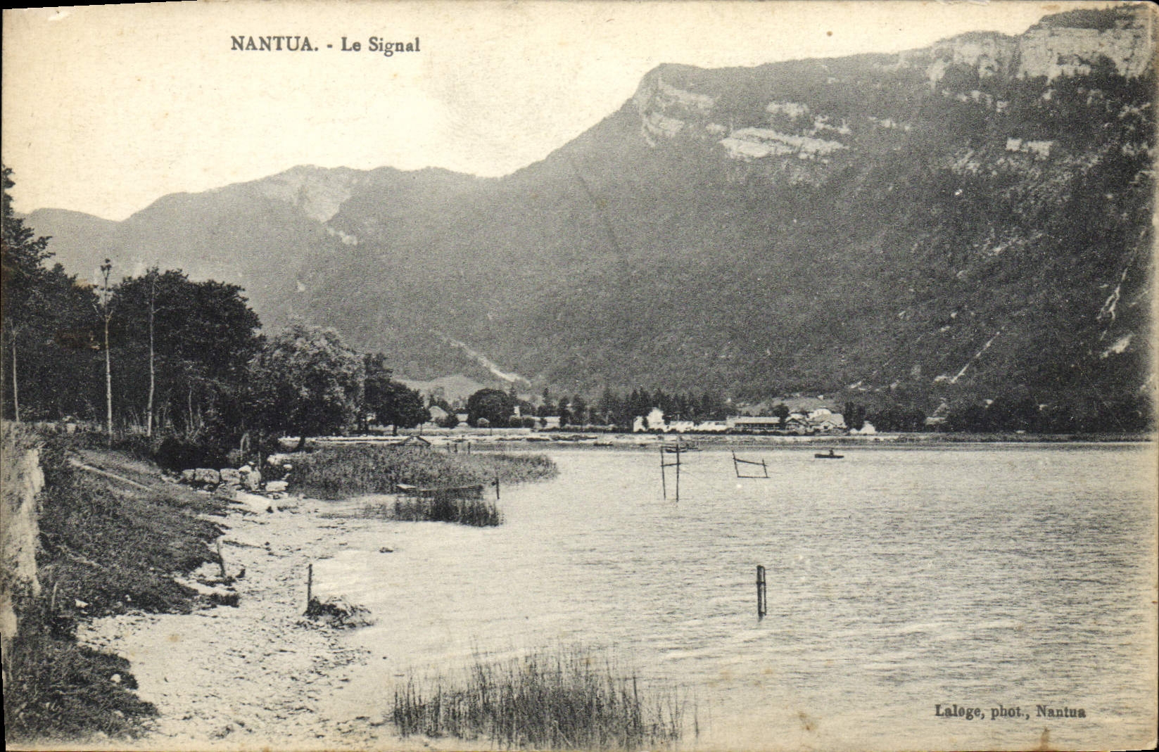 VINTAGE POSTCARD Nantua the Signal