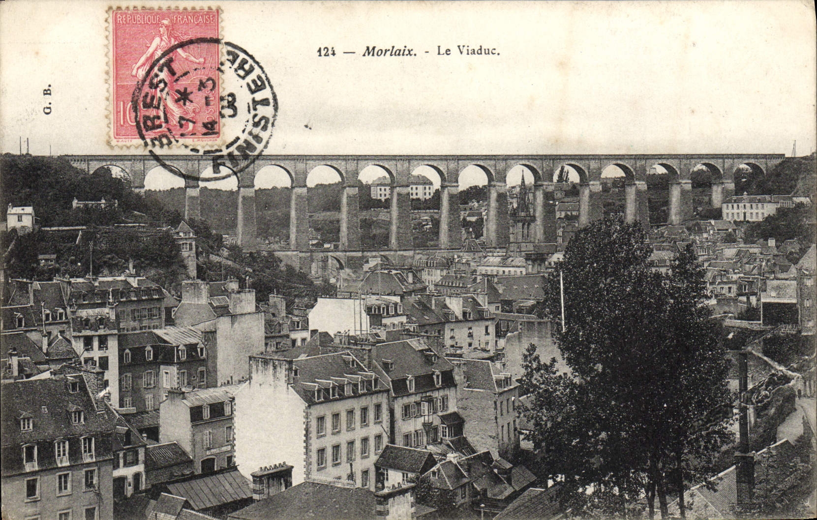 CPA Morlaix Le Viaduc