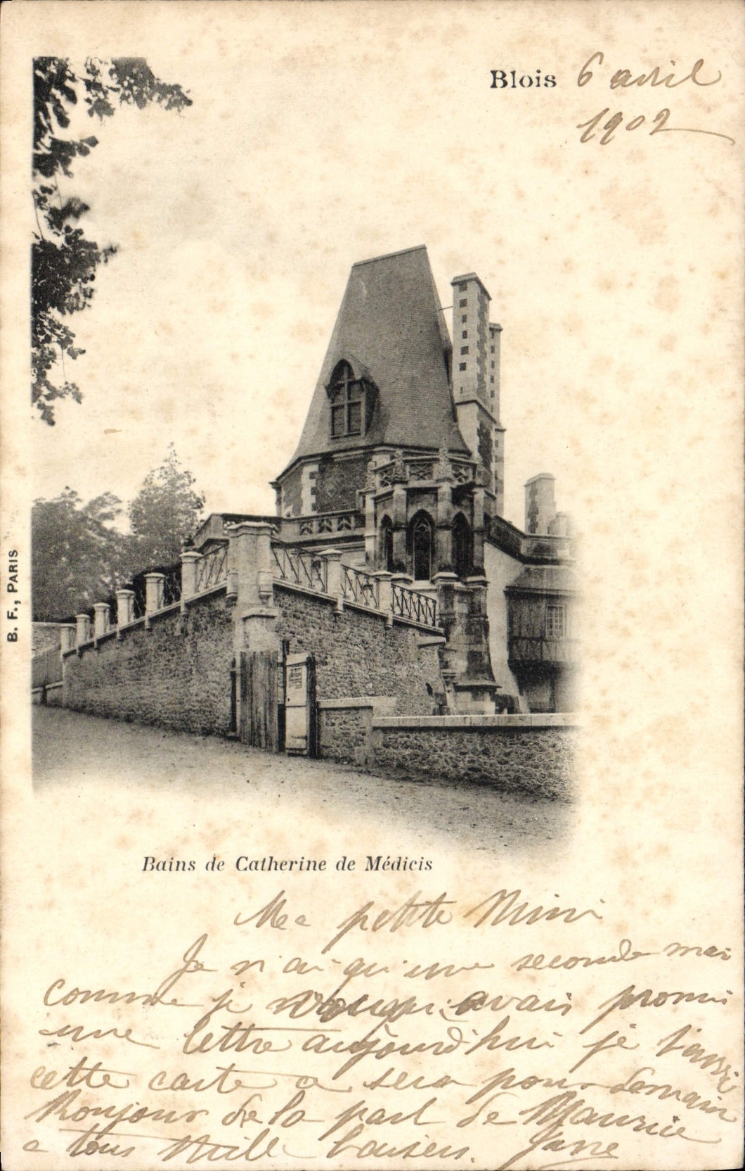 CPA Blois Bains De Catherine De Medicis