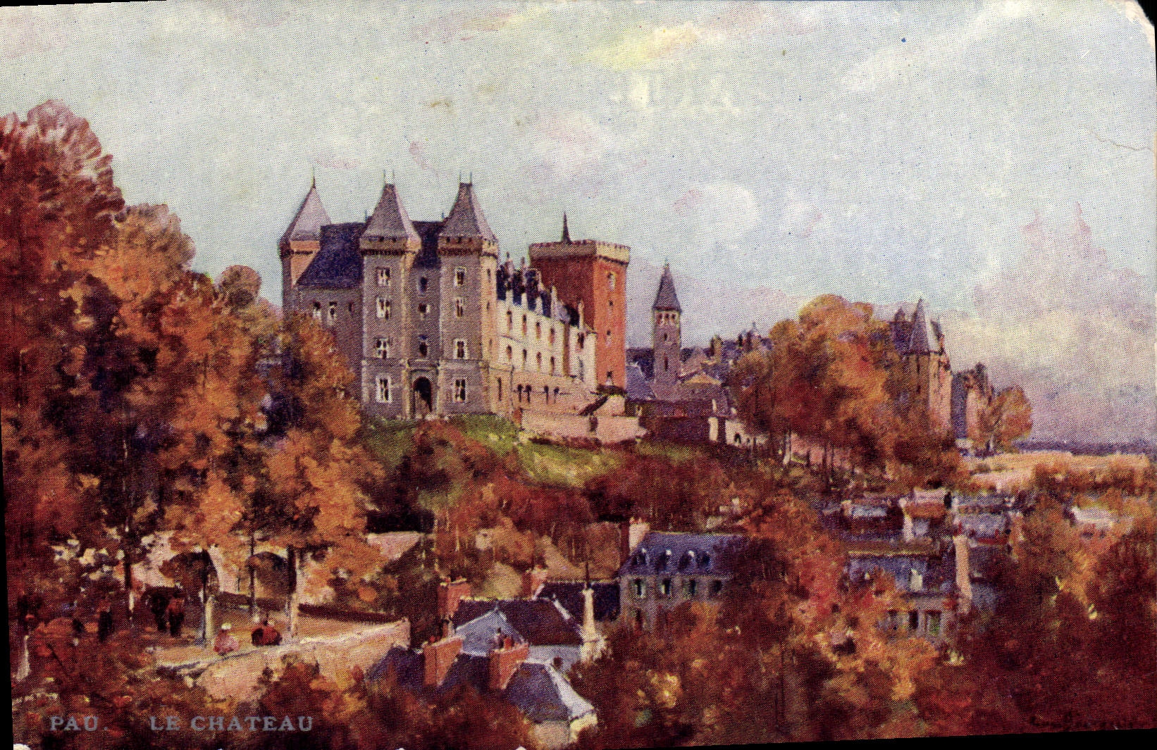 CPA Pau Le Chateau