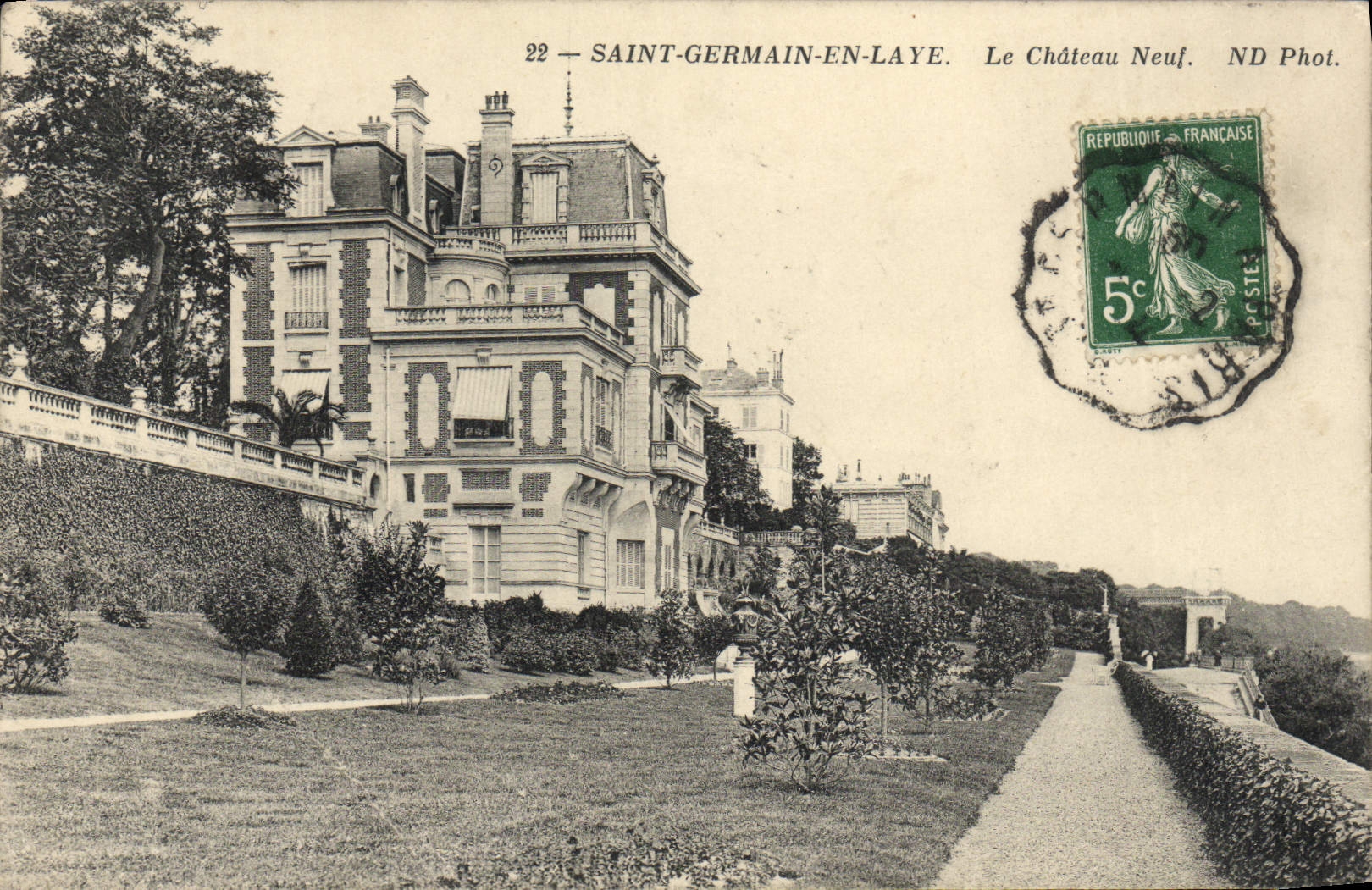 CPA Saint Germain En Laye Le Chateau Neuf