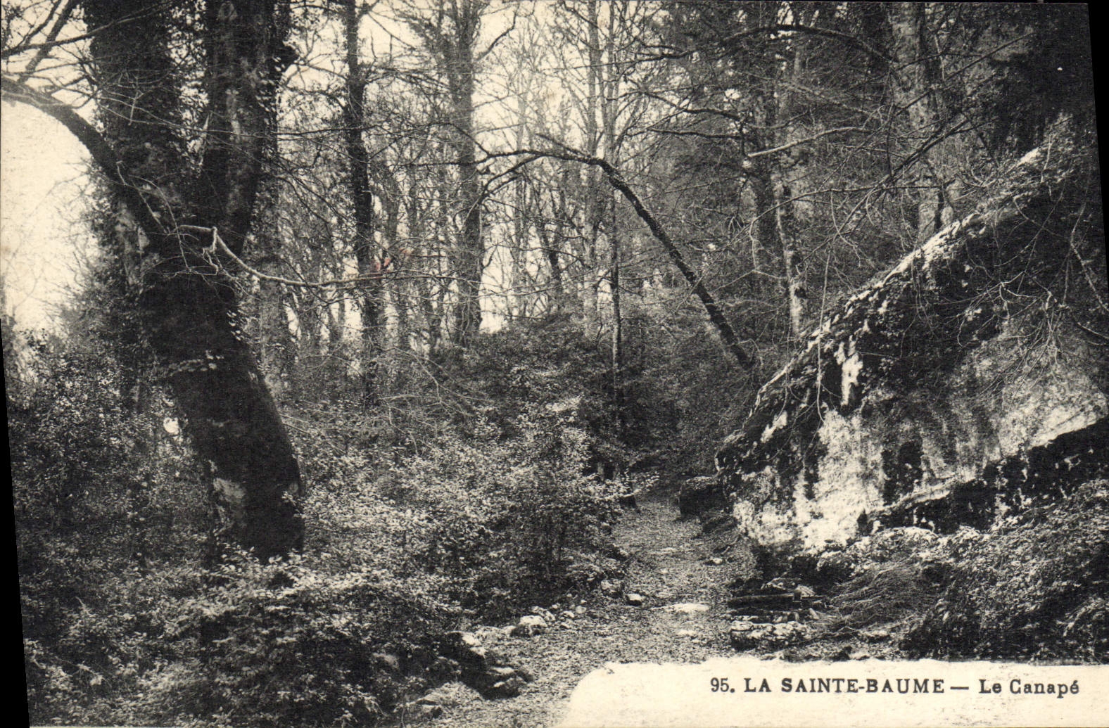 VINTAGE POSTCARD Sainte the Balsam the Settee