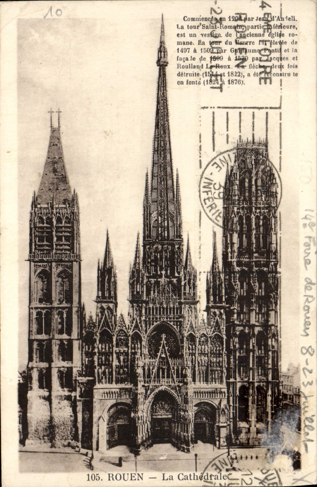 CPA Rouen La Cathedrale