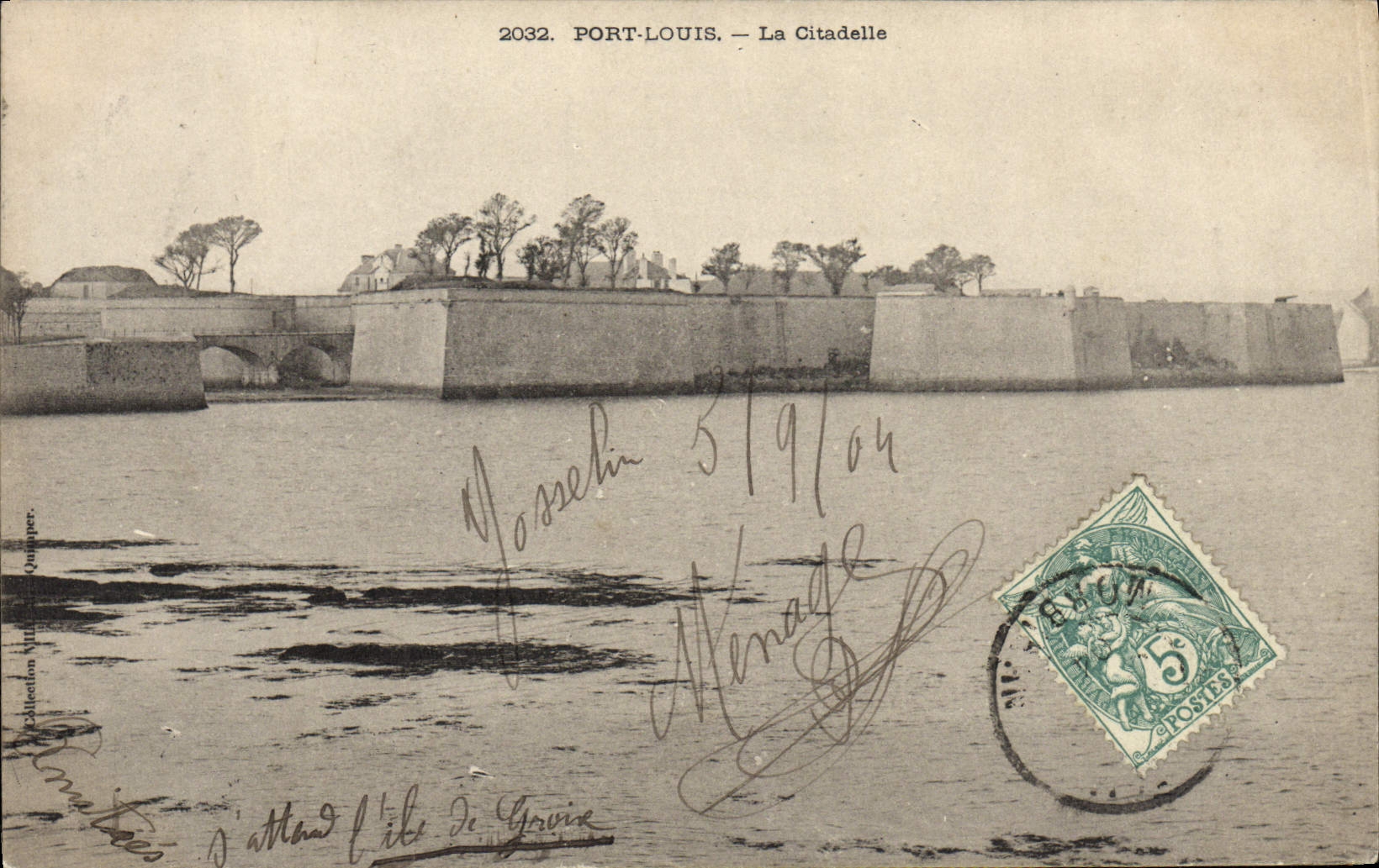 VINTAGE POSTCARD Louis Port the Citadel