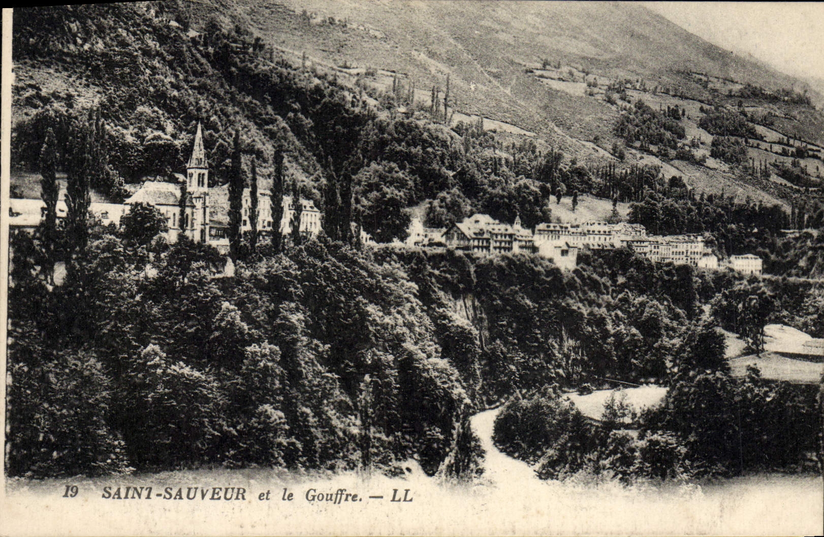 Ahorrador santo de la POSTAL de la VENDIMIA y el hoyo