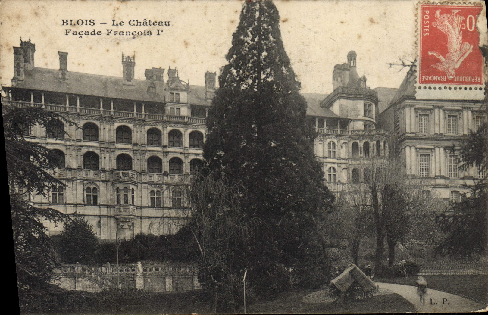 CPA Blois Le Chateau Facade Francois 1er