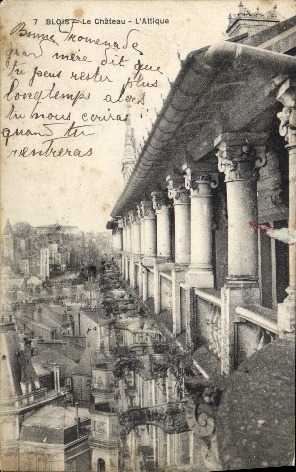 CPA Blois Le Chateau L'Attique