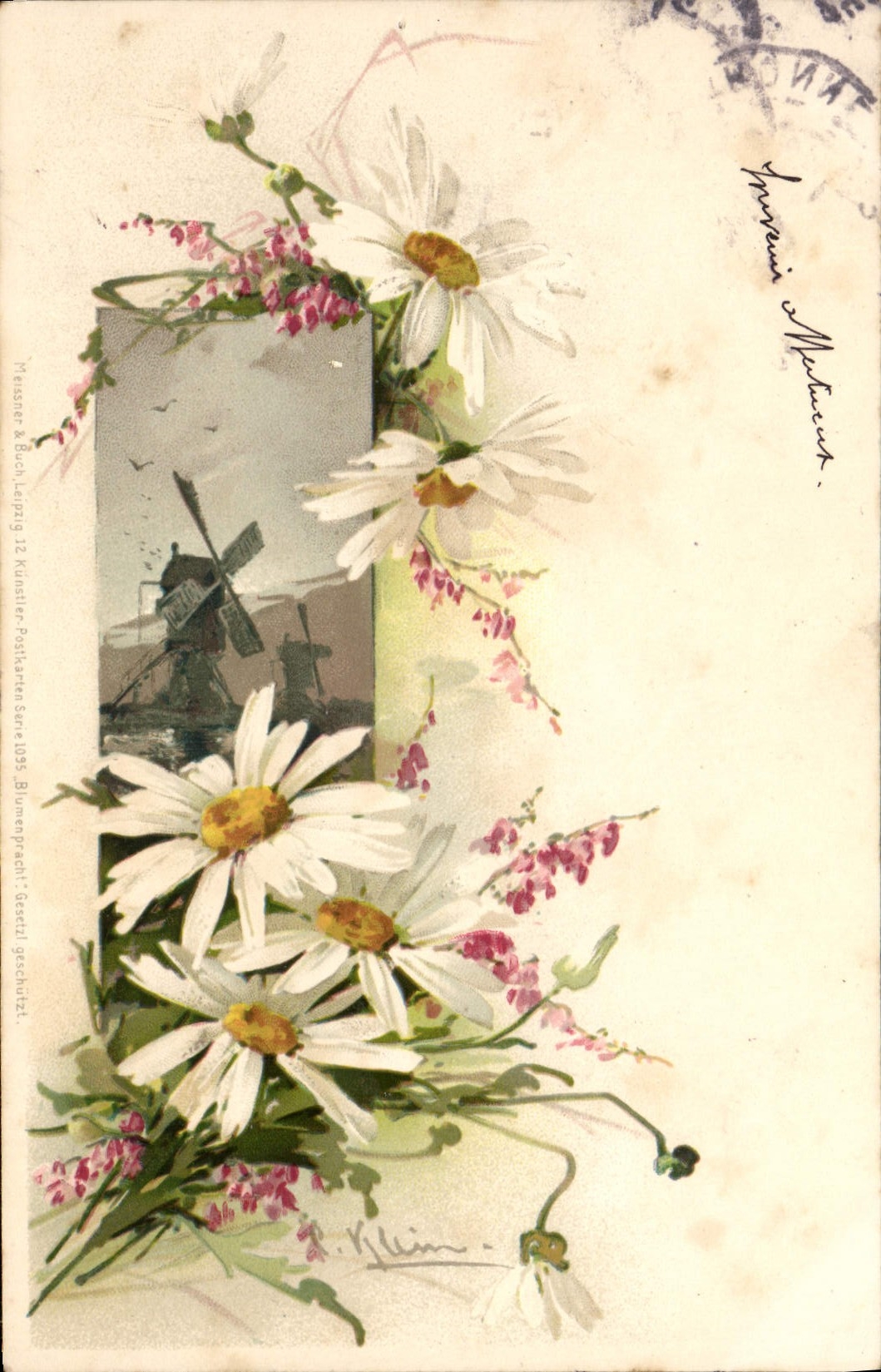 CPA Fantaisie Fleurs 