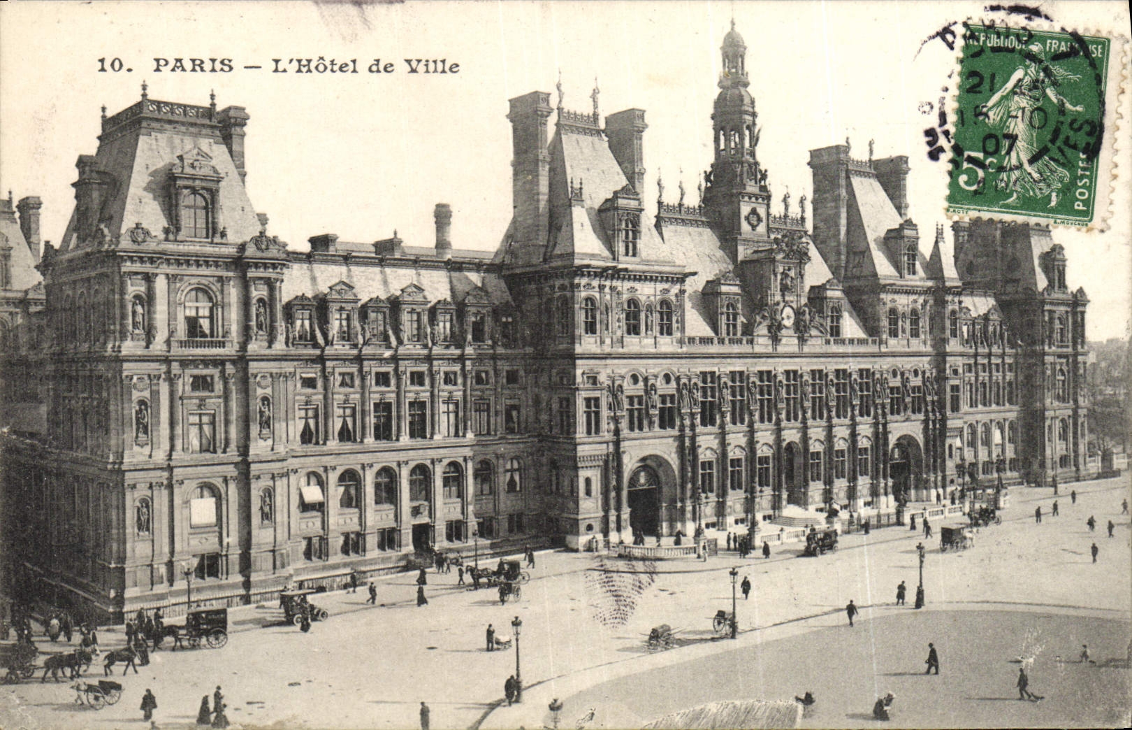 CPA Paris L'Hotel De Ville