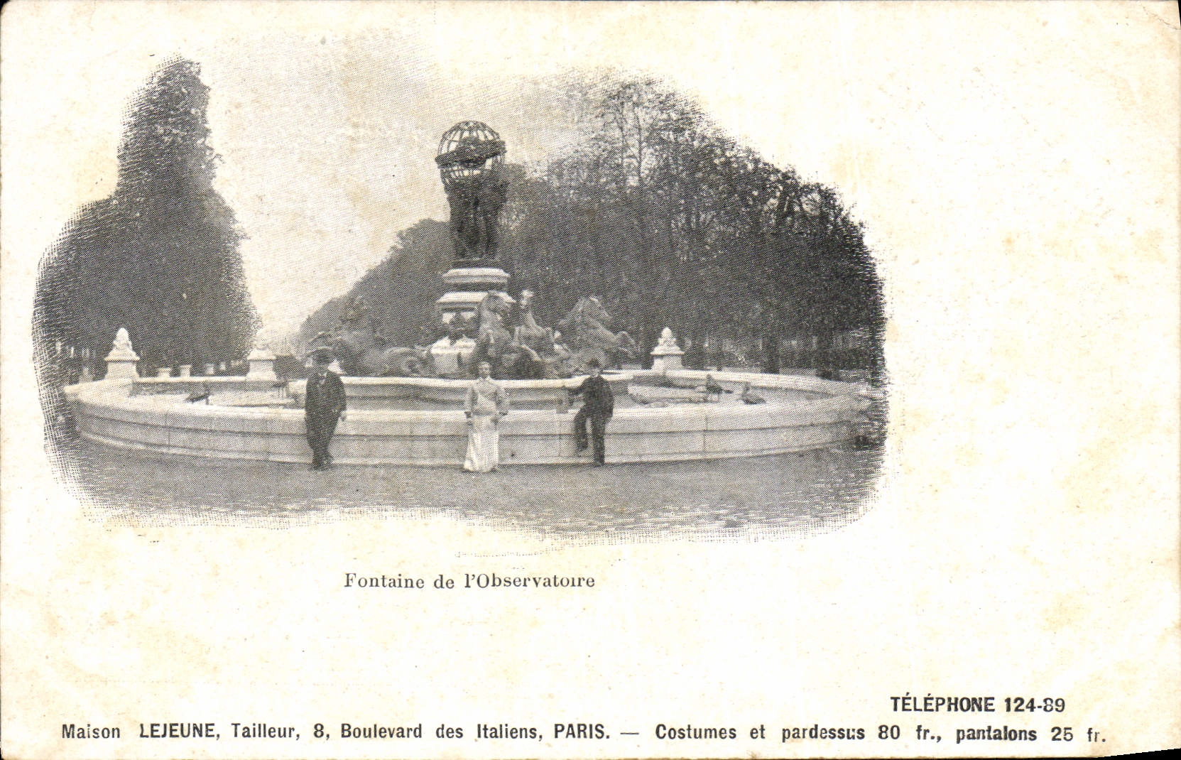 CPA Fontaine De I'Observatoire Paris