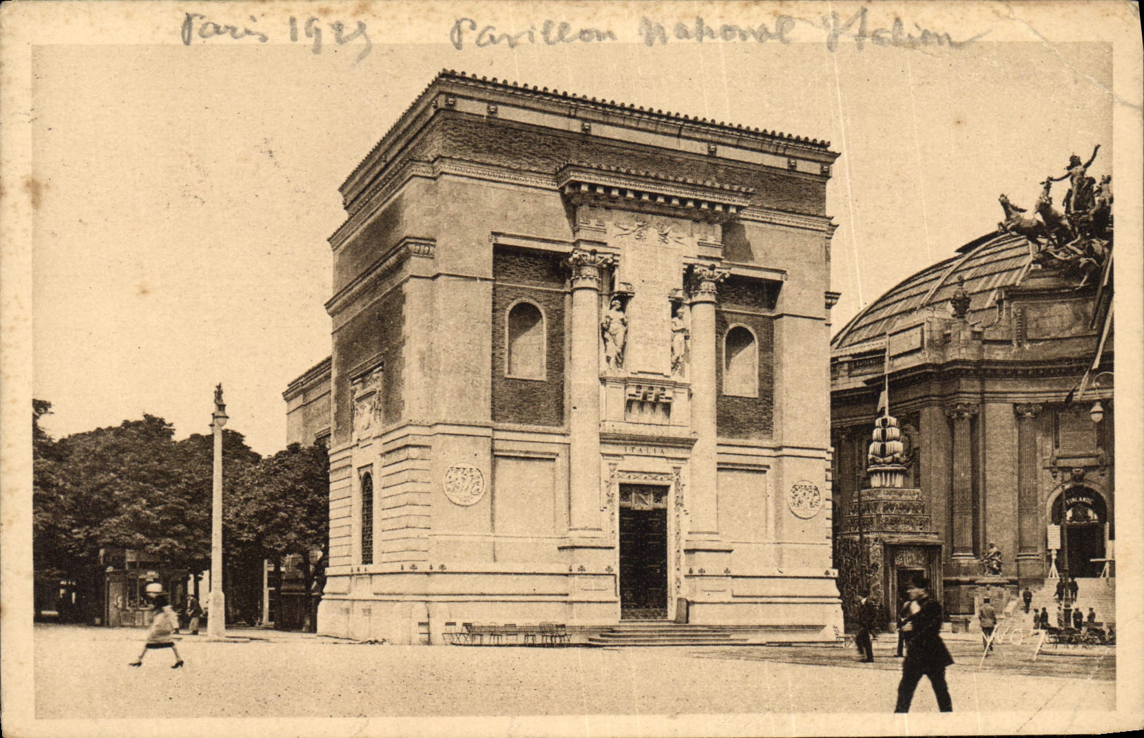 CPA Paris Exposition internationale des Arts Decoratifs 1925 Pavillon national indien 