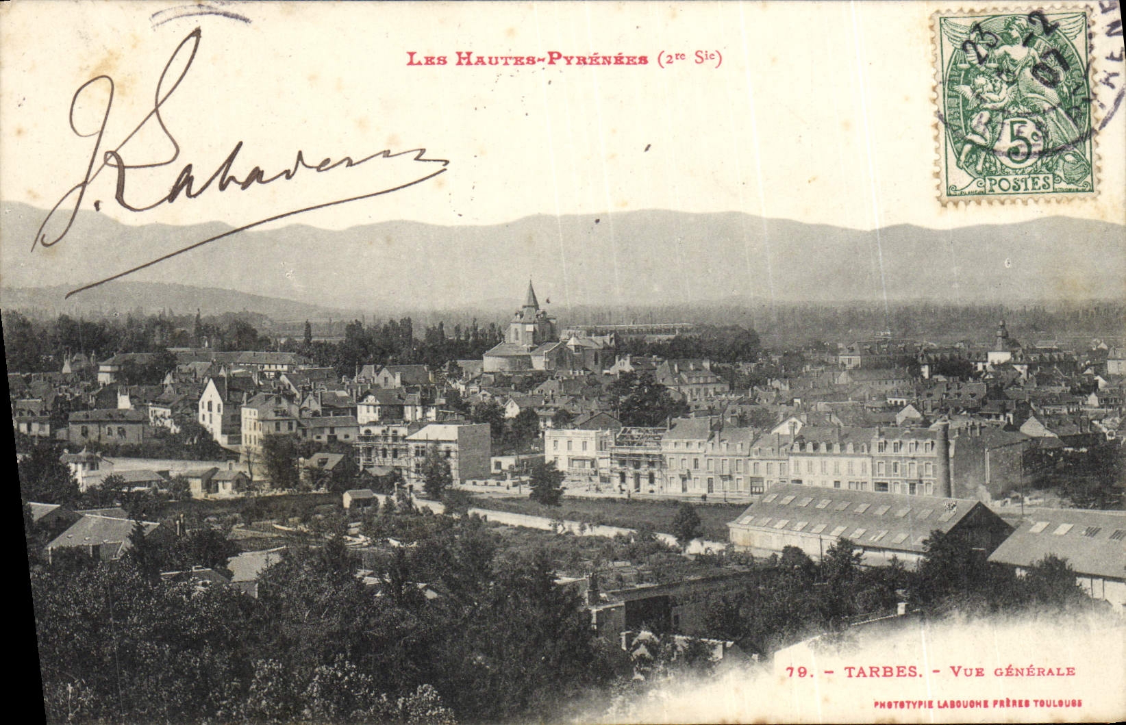 CPA Tarbes Vue Oenerale