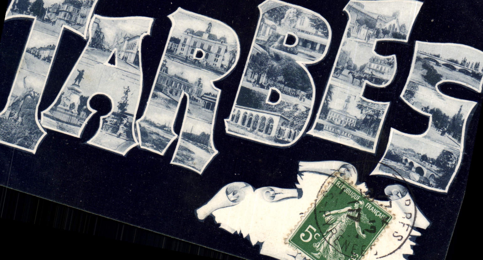 VINTAGE POSTCARD Tarbes