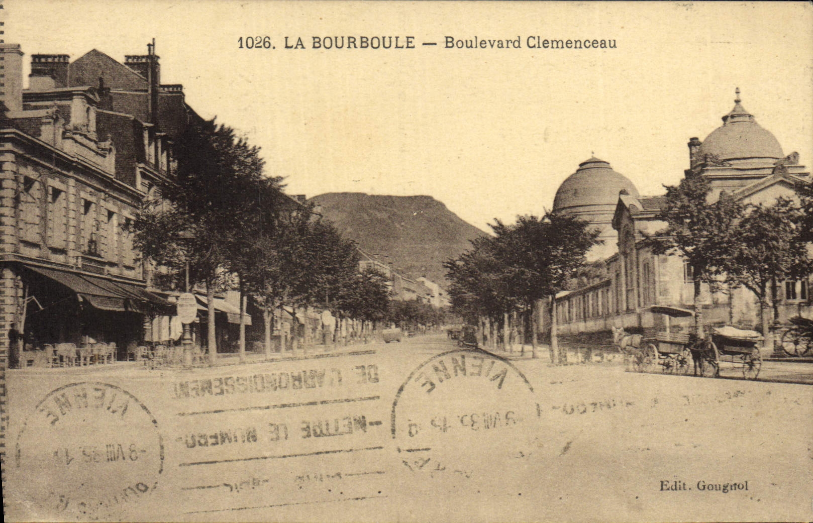 CPA La Bourboule Boulevard Clemenceau