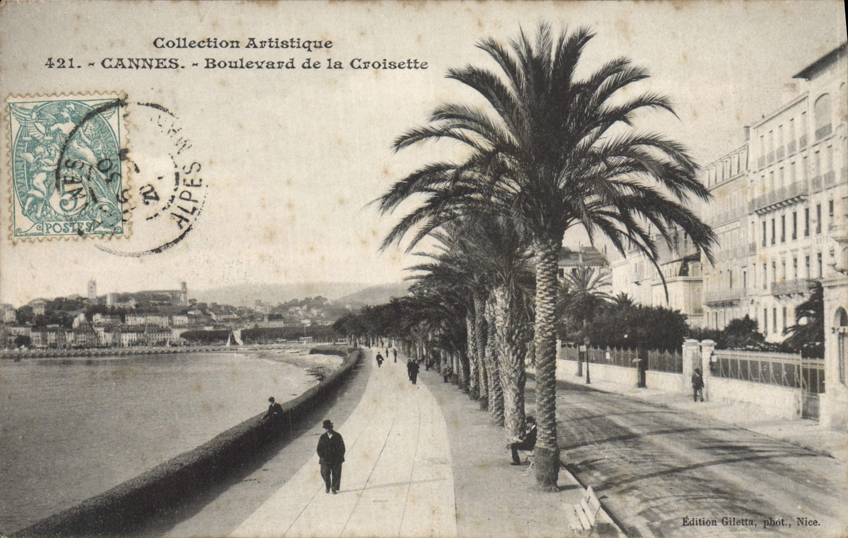 CPA Cannes Boulevard De La Croisette