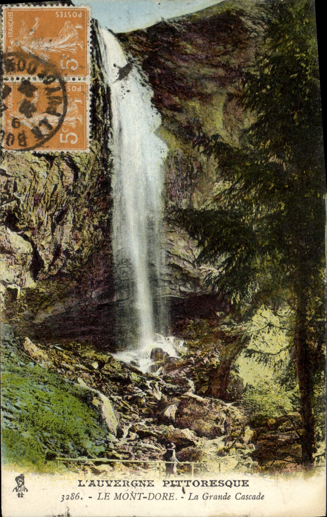 CPA Le Mont Dore La Grande Cascade