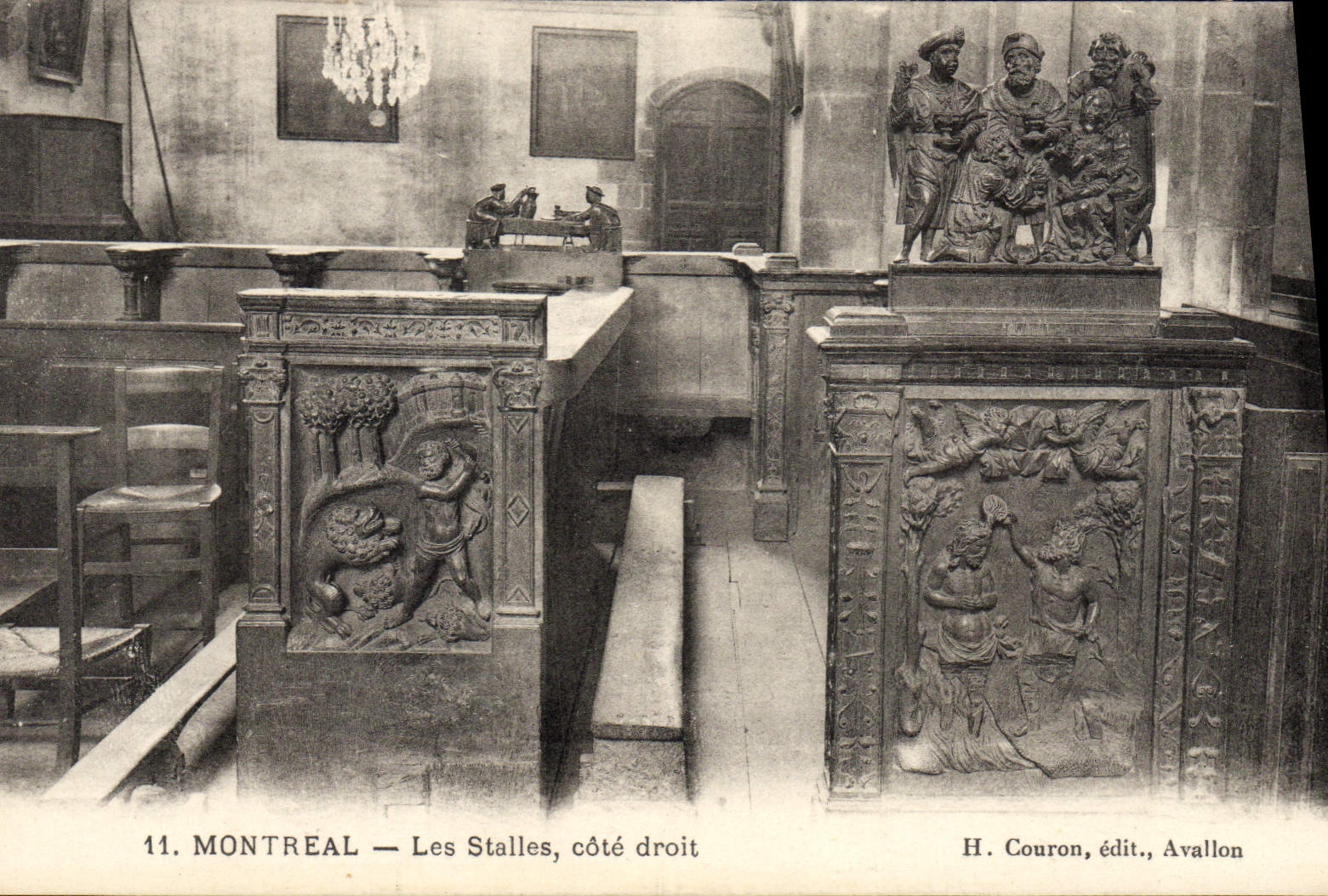 CPA Montreal Les Stalles Cote Droit