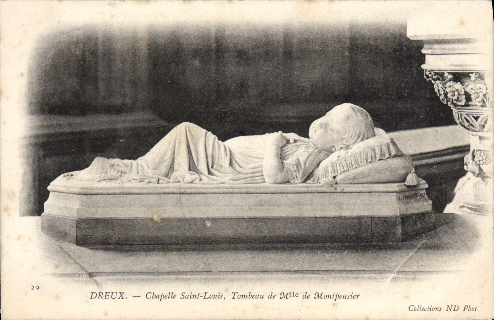 CPA Dreux Chapelle Saint Louis Tombeau De Mlle de Montpensier