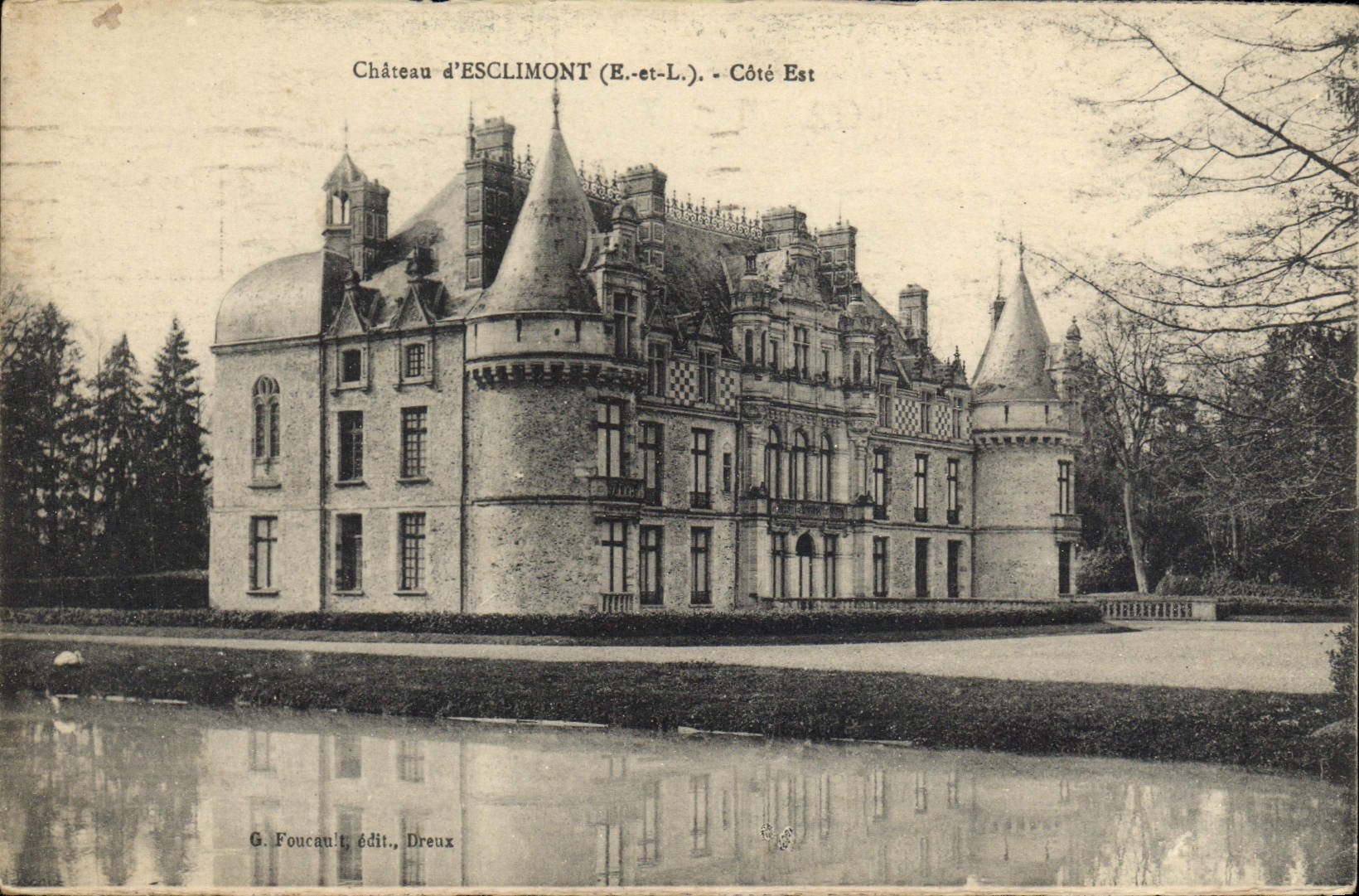 Costa este de D Esclimont del castillo de la POSTAL de la VENDIMIA