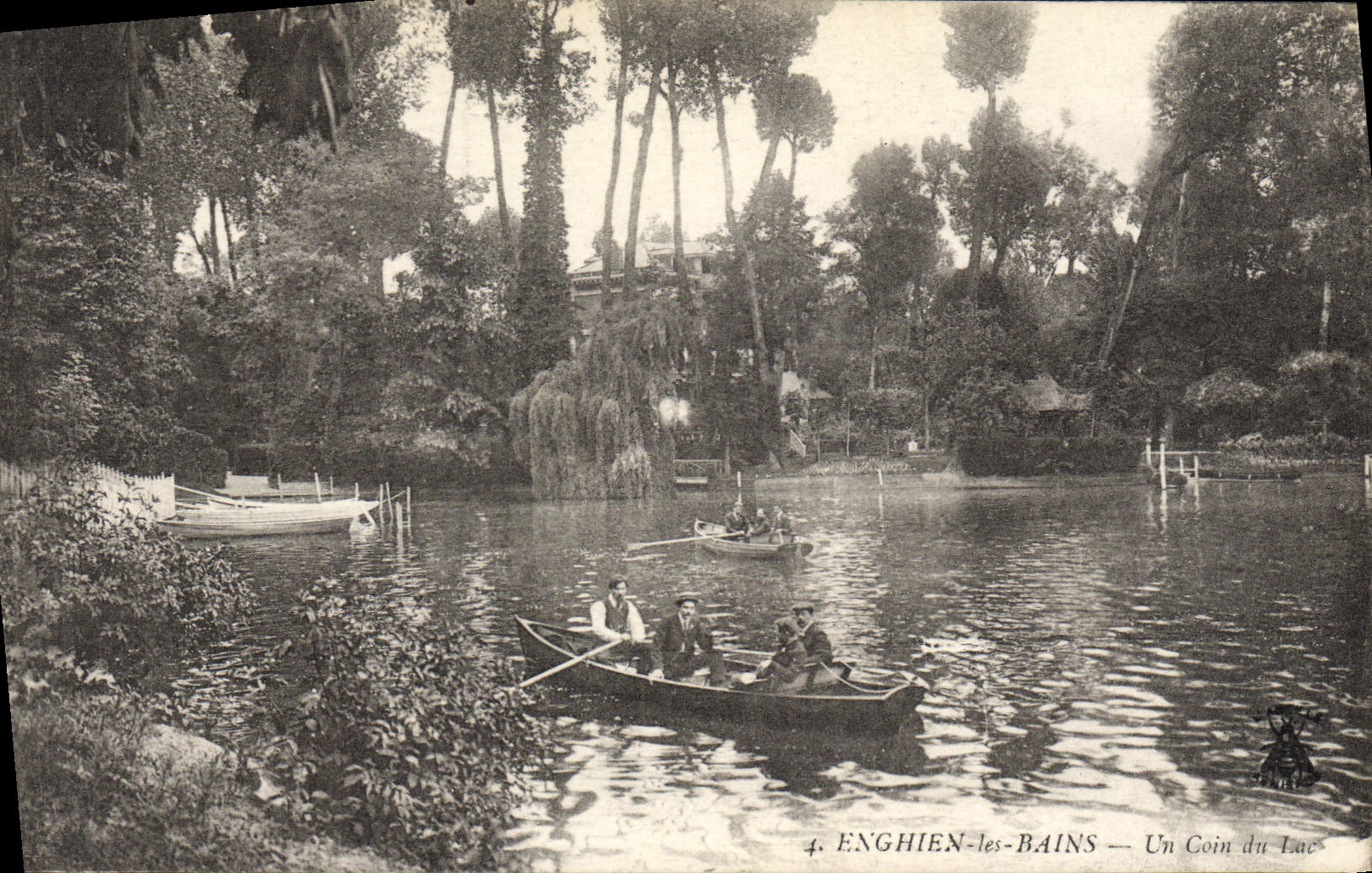 CPA Egghien Les Bains Un Coin Du Lac