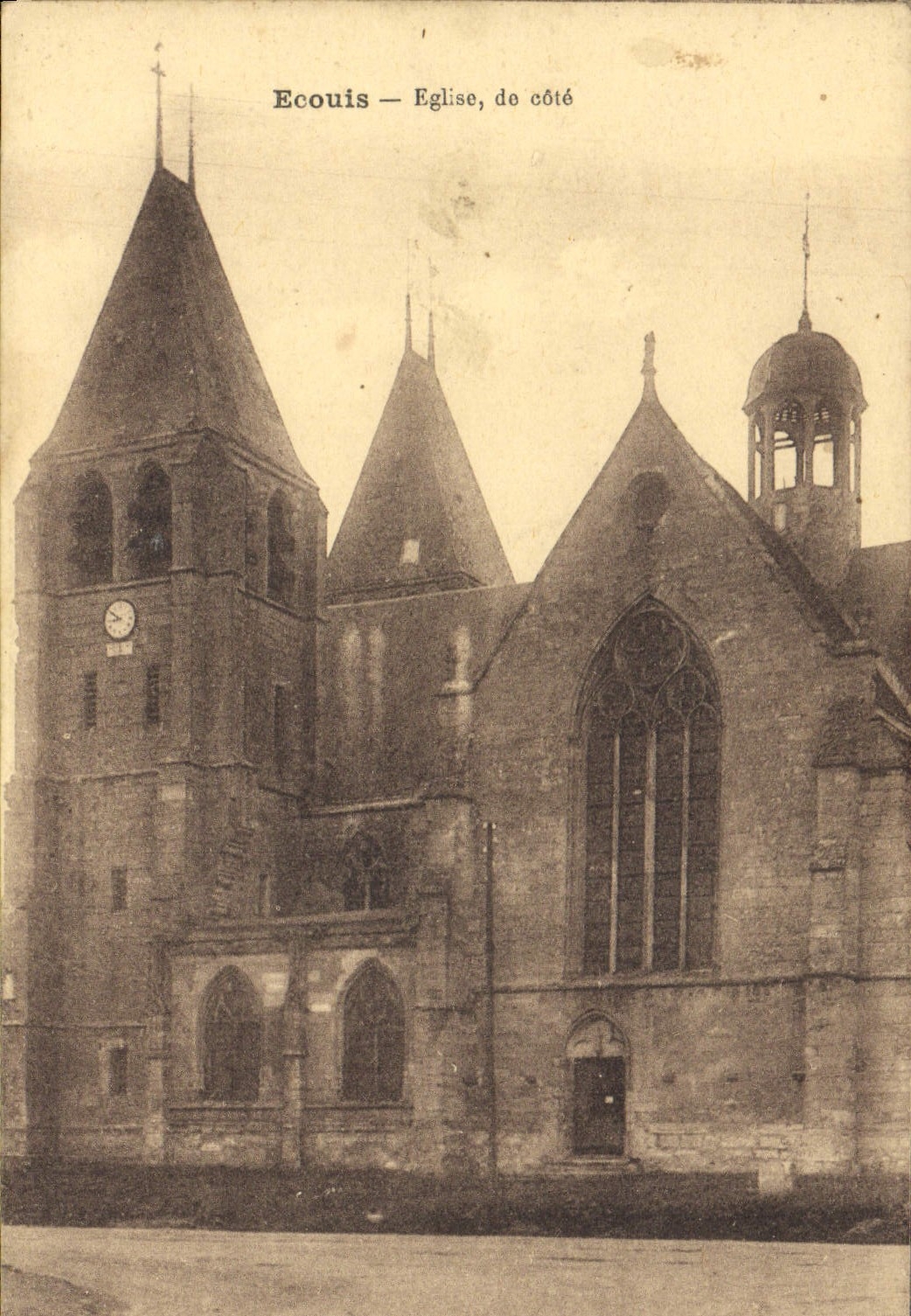 CPA Ecouis Eglise De Cote