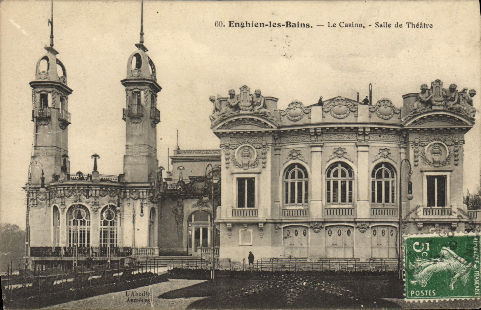 CPA Enghien Les Bains Le Casino Salle De Theatre