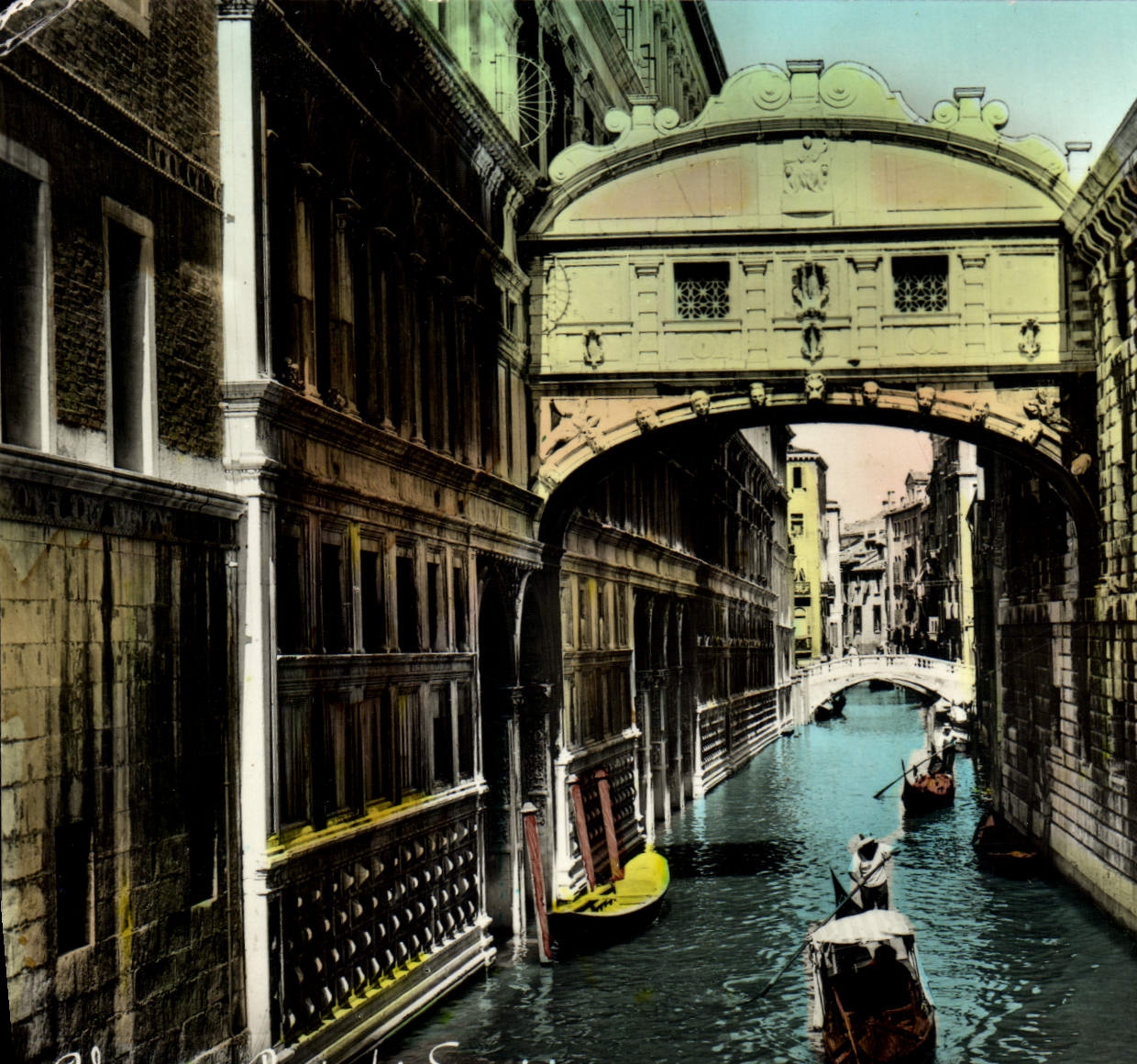 MODERN CARD Venice Bridge Of Sospiri