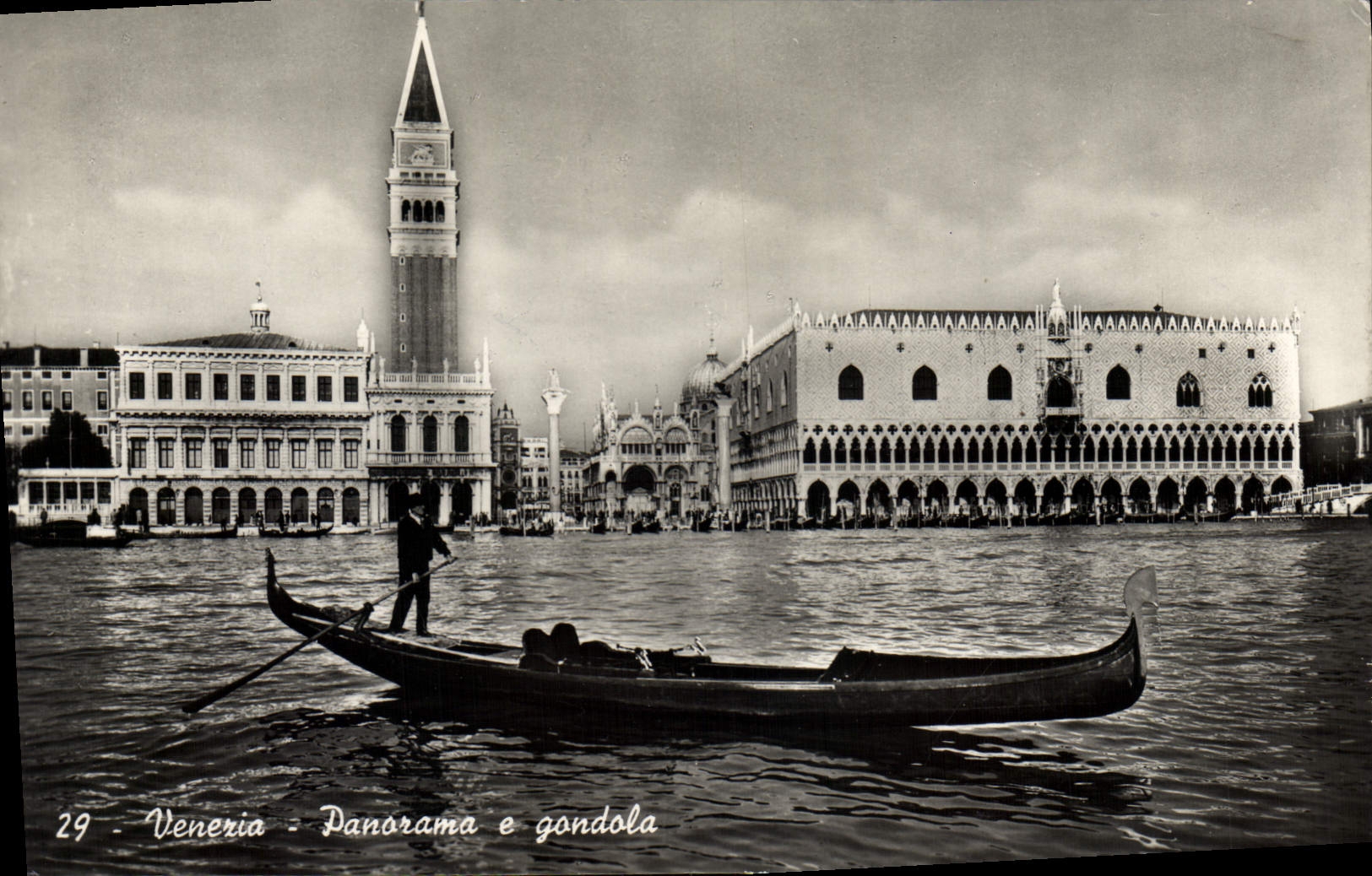 MODERN CARD Venezia Panorama E Gondola