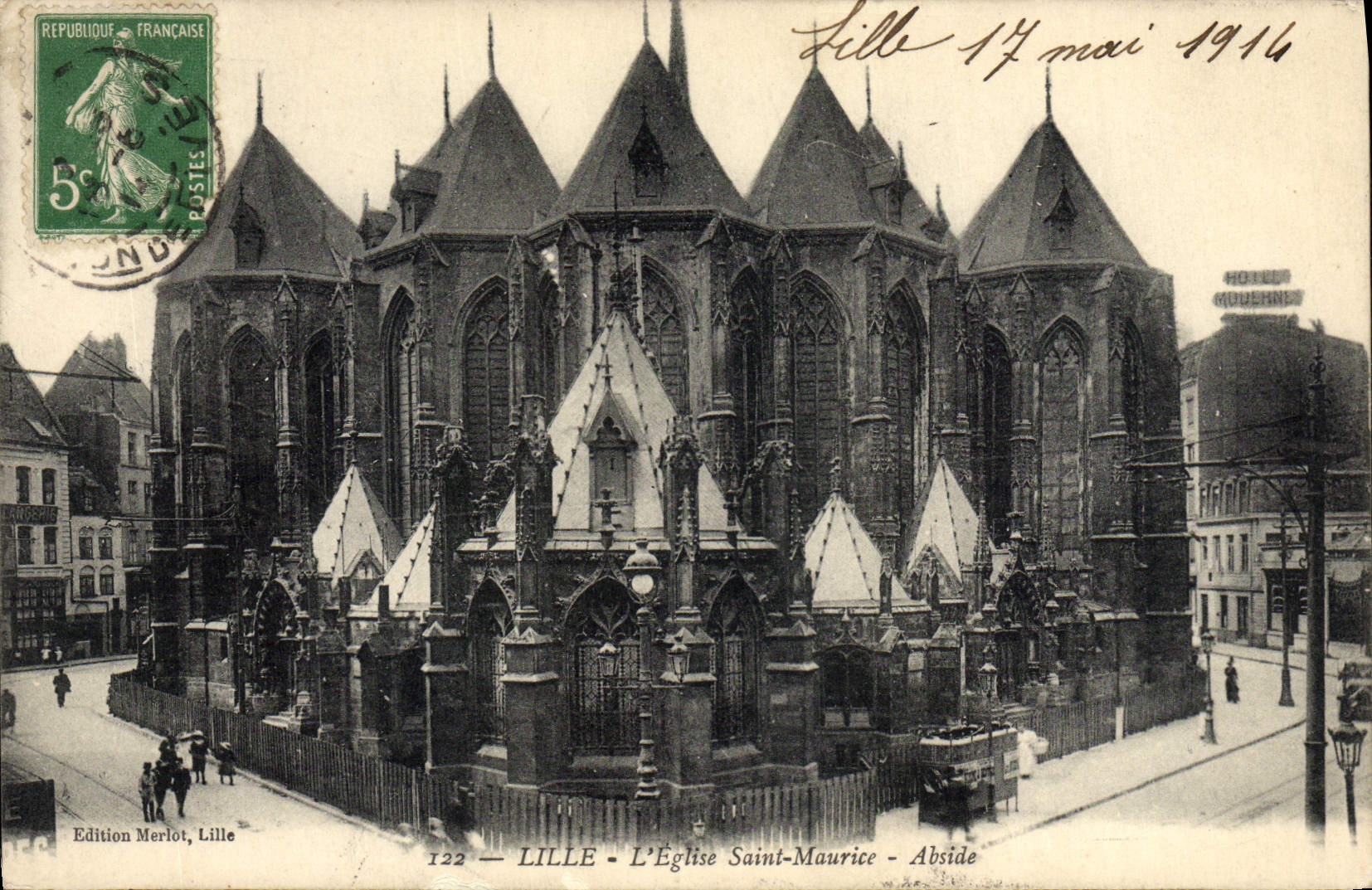 CPA Lille L'Eglise Saint Maurice Abside