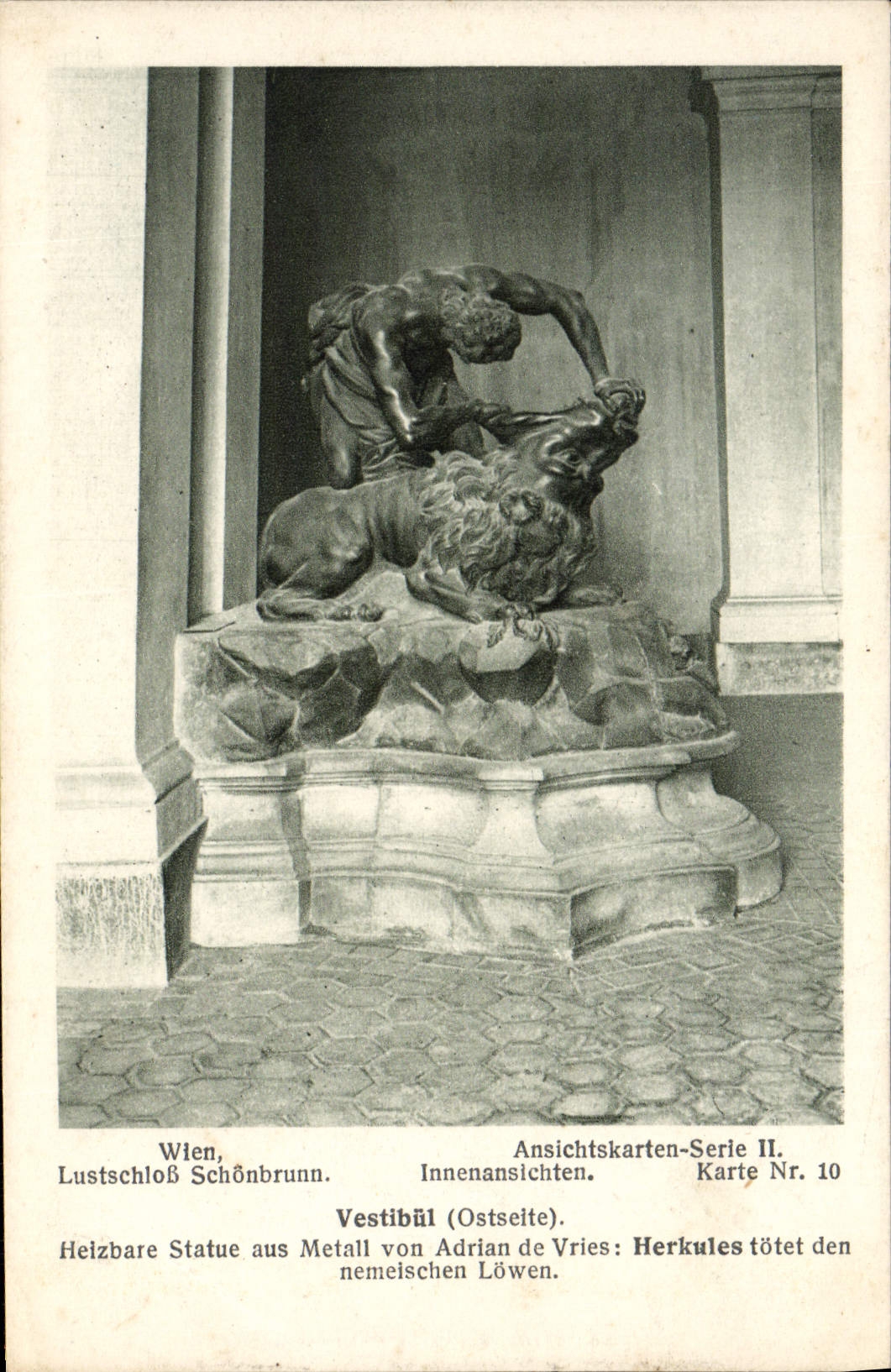 CPA Wien Lustchloss Schonbrunn Vetibul 