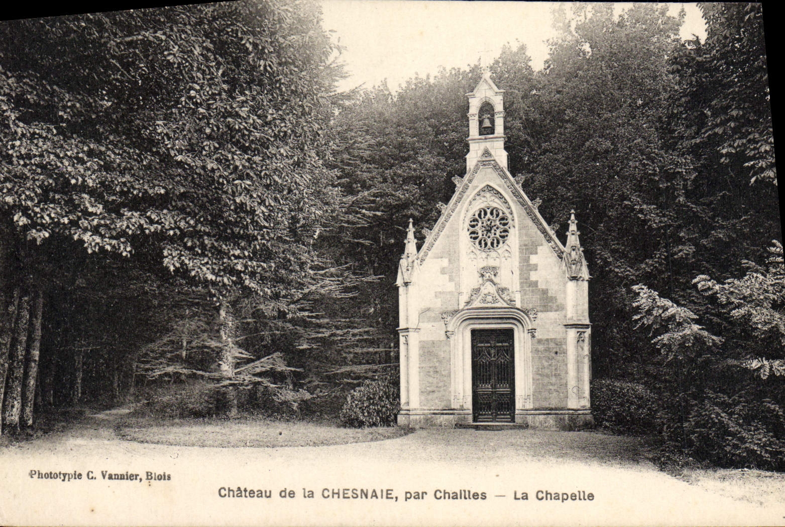 CPA Chateau De La Chesnaie Par Challes La Chapelle