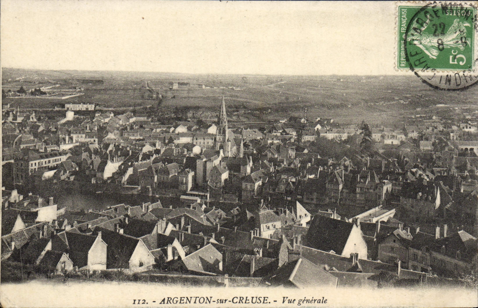 CPA Argenton Sur Creuse Vue Generale