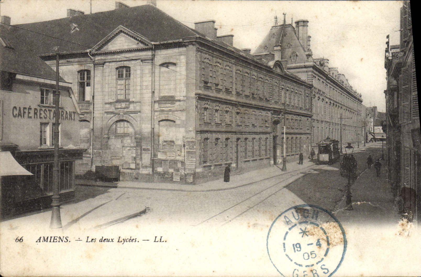 VINTAGE POSTCARD Amiens Two Colleges
