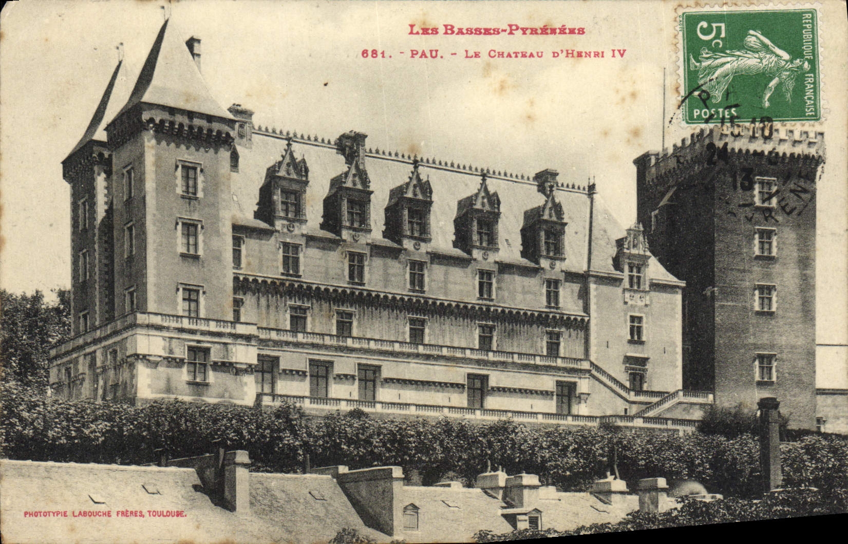 CPA Pau Le Chateau D'Henri IV