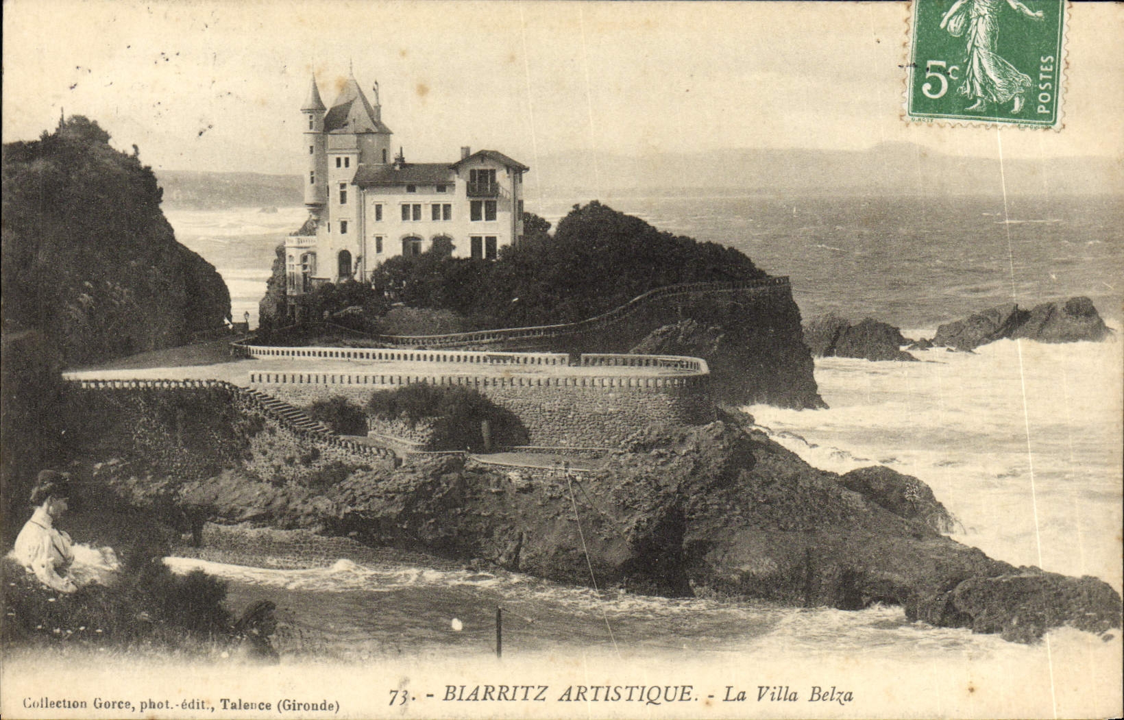 CPA Biarritz Artistique La Villa Belza