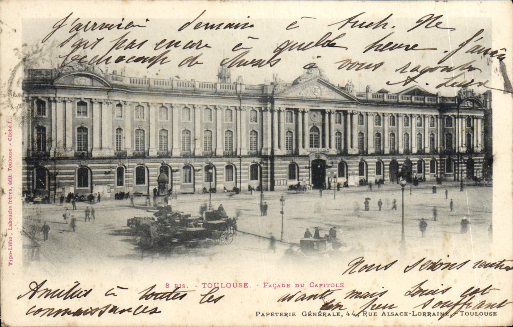 CPA Toulouse Facade Du Capitole 