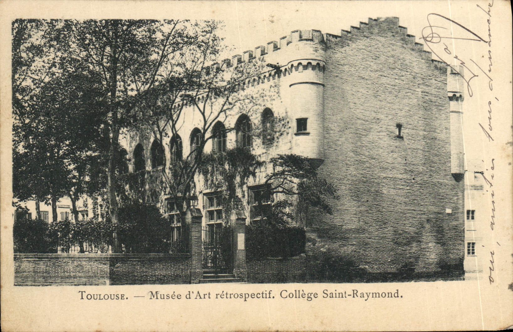 CPA Toulouse Musee d'Art Retrospectif College Saint Raymond
