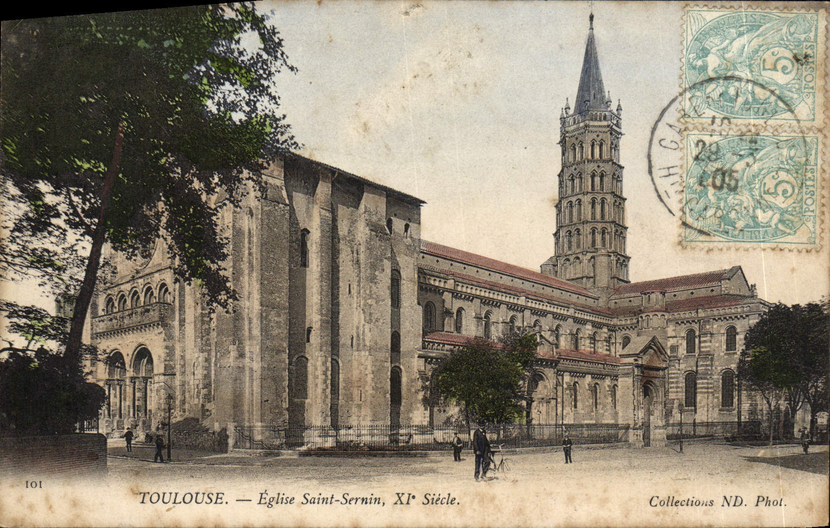 CPA Toulouse Eglise Saint Sernin