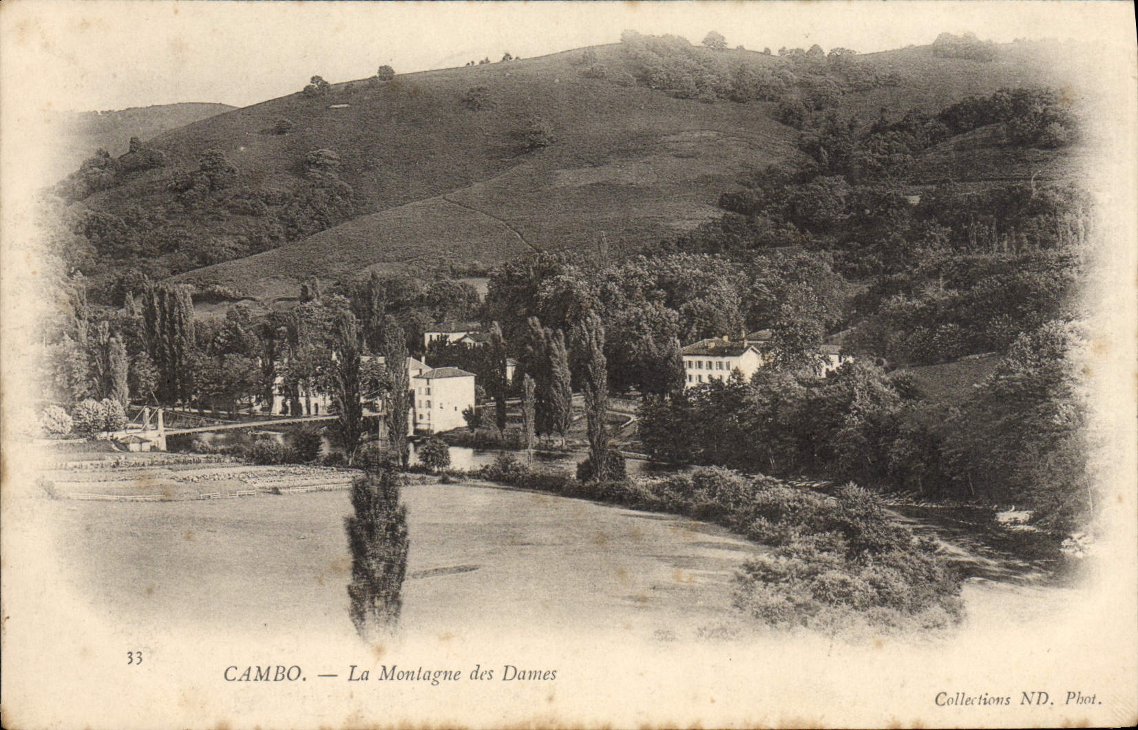 VINTAGE POSTCARD Cambo the mountain of the Ladies