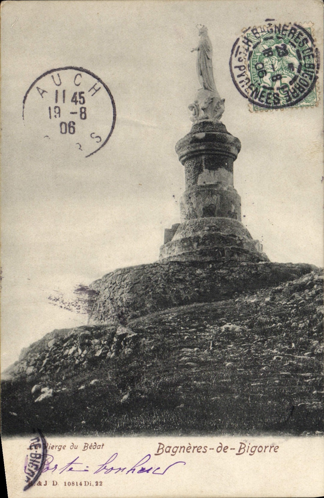 CPA Bagneres de Bigorre La vierge du Bedat