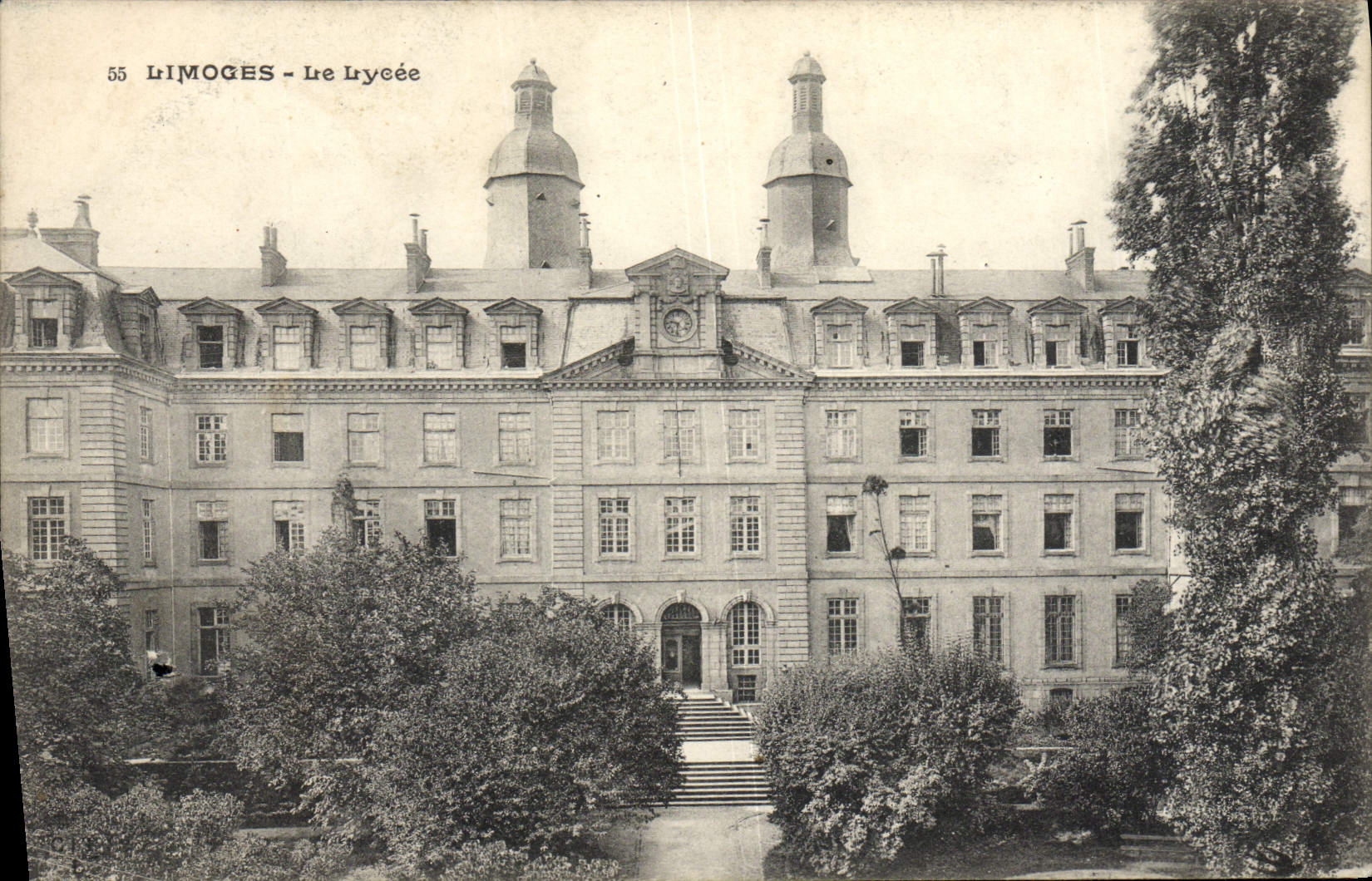 VINTAGE POSTCARD Limoges the College