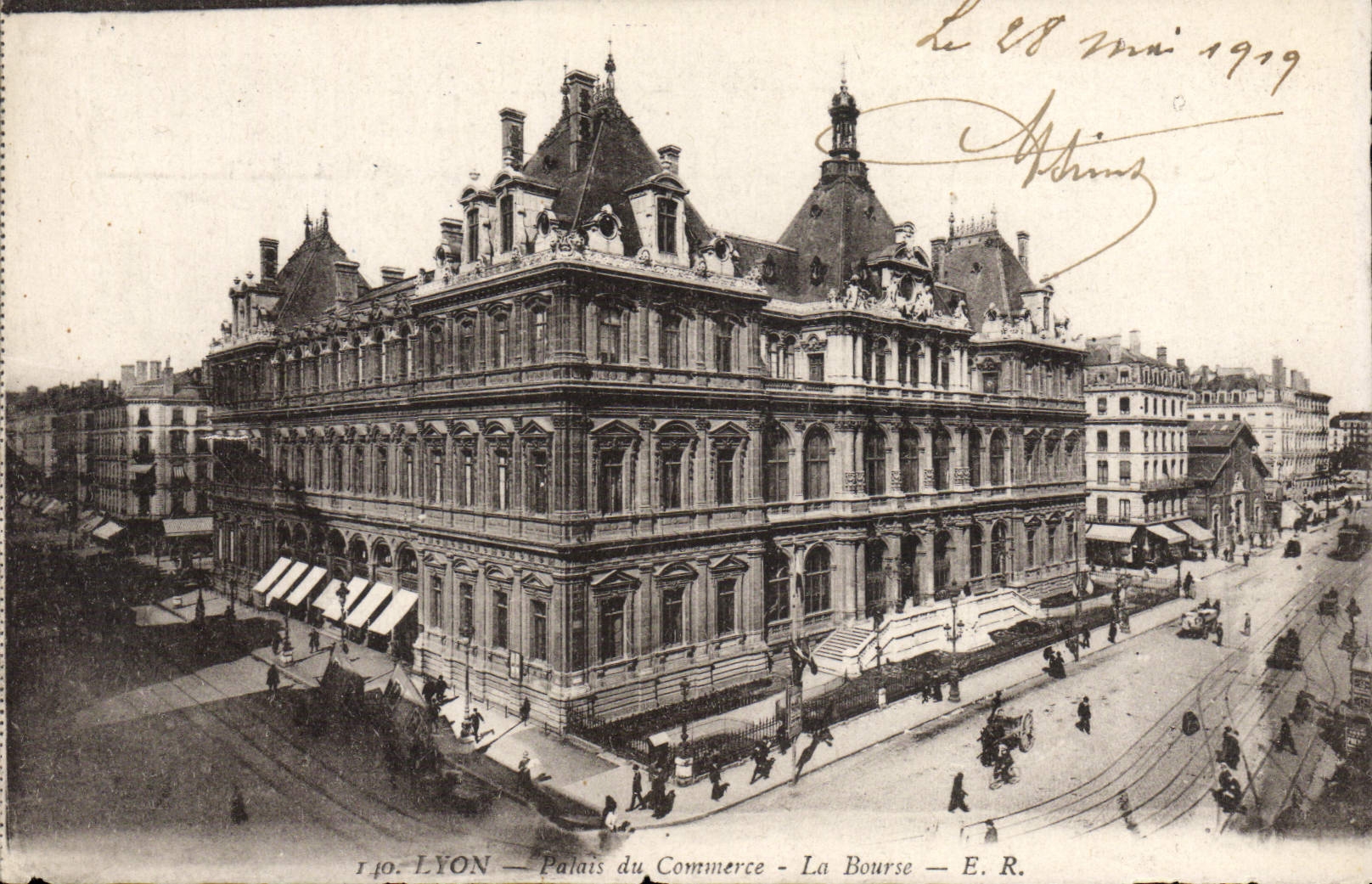 CPA Lyon Palais du Commerce La Bourse 