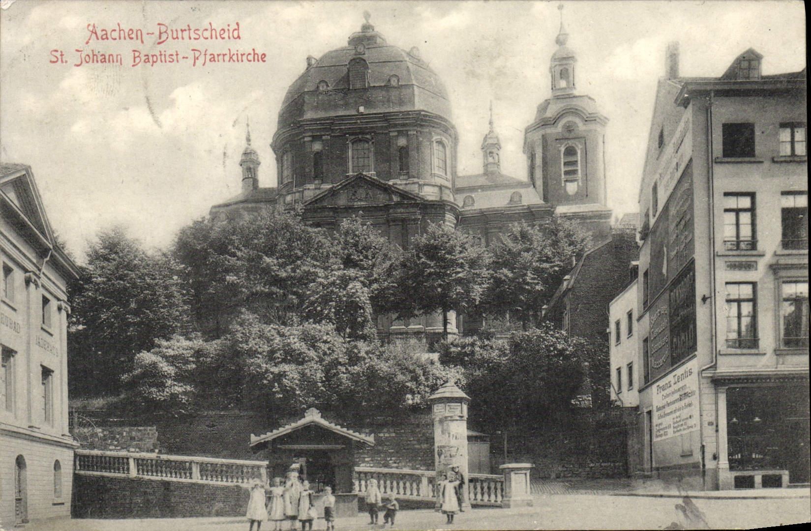CPA Aachen Burtscheid St Johann Baptist Pfarrkirche