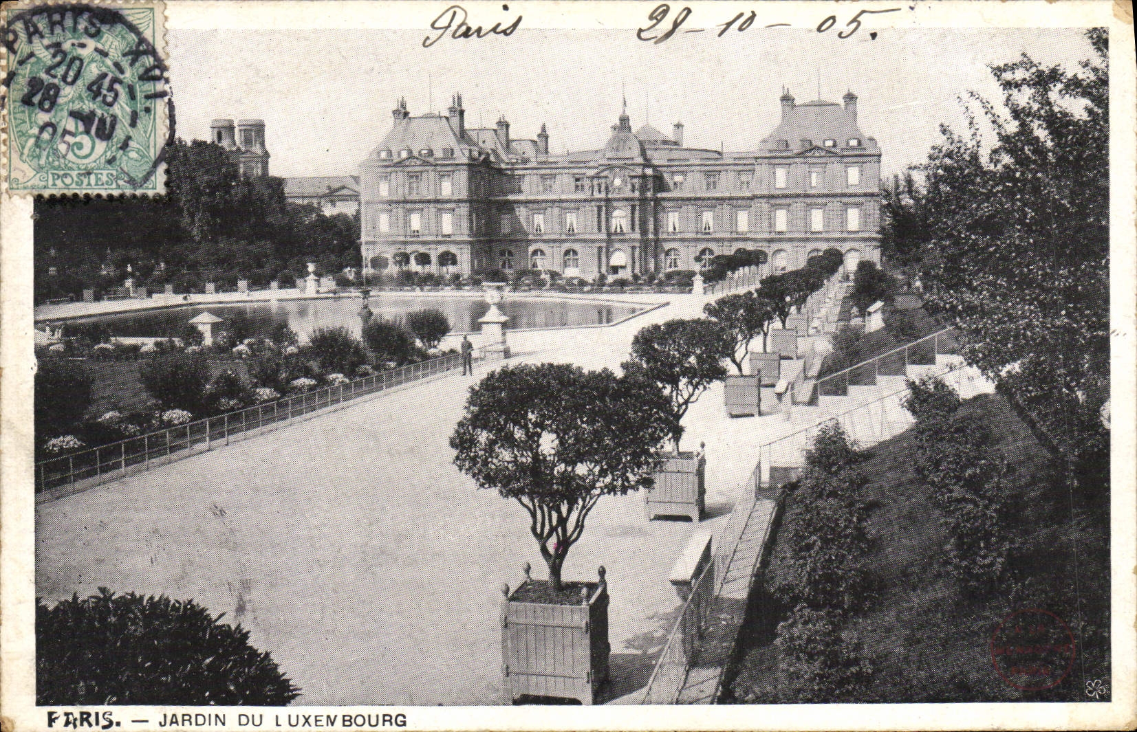 CPA Paris Jardin Du Luxembourg